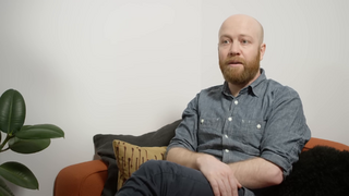 Pontus "Kinten" Hammarberg in 2020, as he appeared in a Minecraft Dungeons dev diary